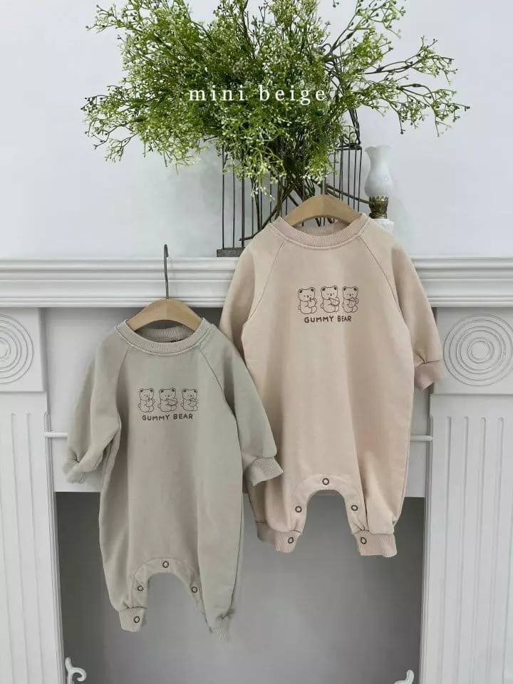 The Beige - Korean Baby Fashion - #babyfever - Jelly Bear Bodysuit - 4