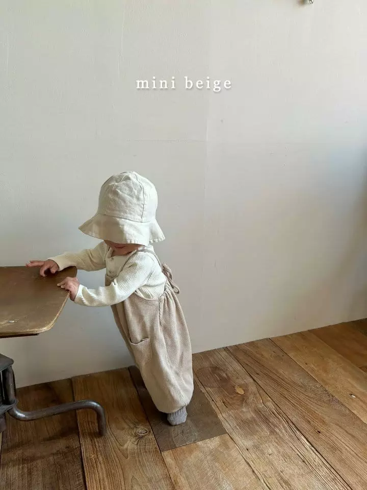 The Beige - Korean Baby Fashion - #babylifestyle - Waffle Sleeveless Bodysuit - 6