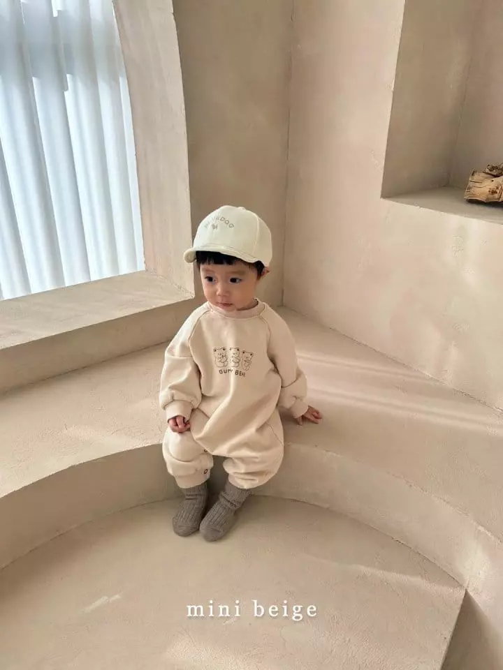 The Beige - Korean Baby Fashion - #babylifestyle - Jelly Bear Bodysuit - 5