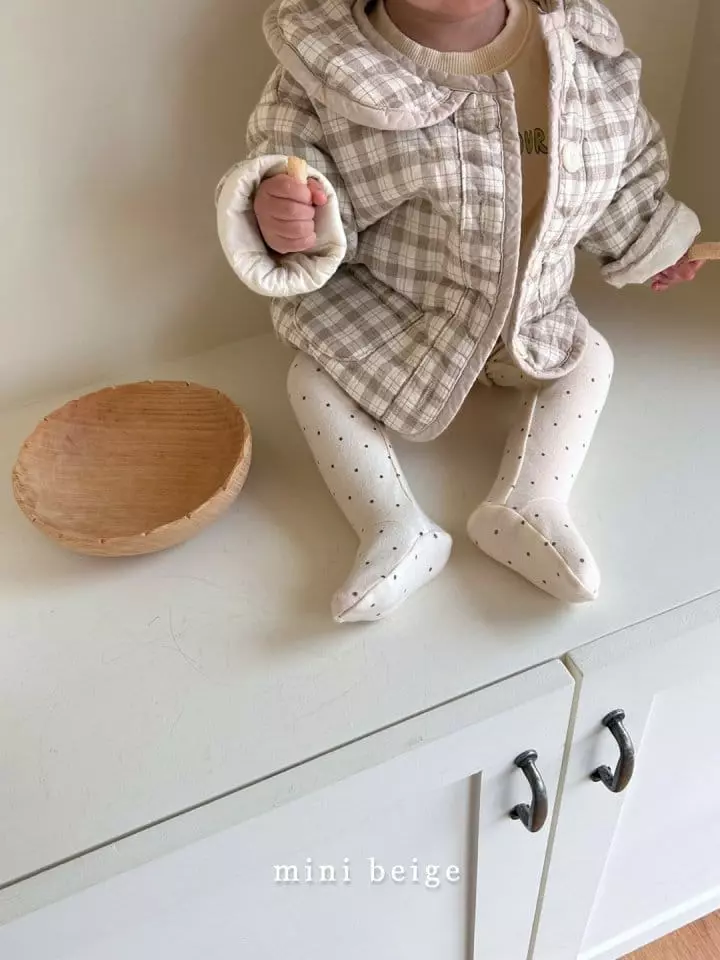 The Beige - Korean Baby Fashion - #babyoutfit - Foot Leggings - 11