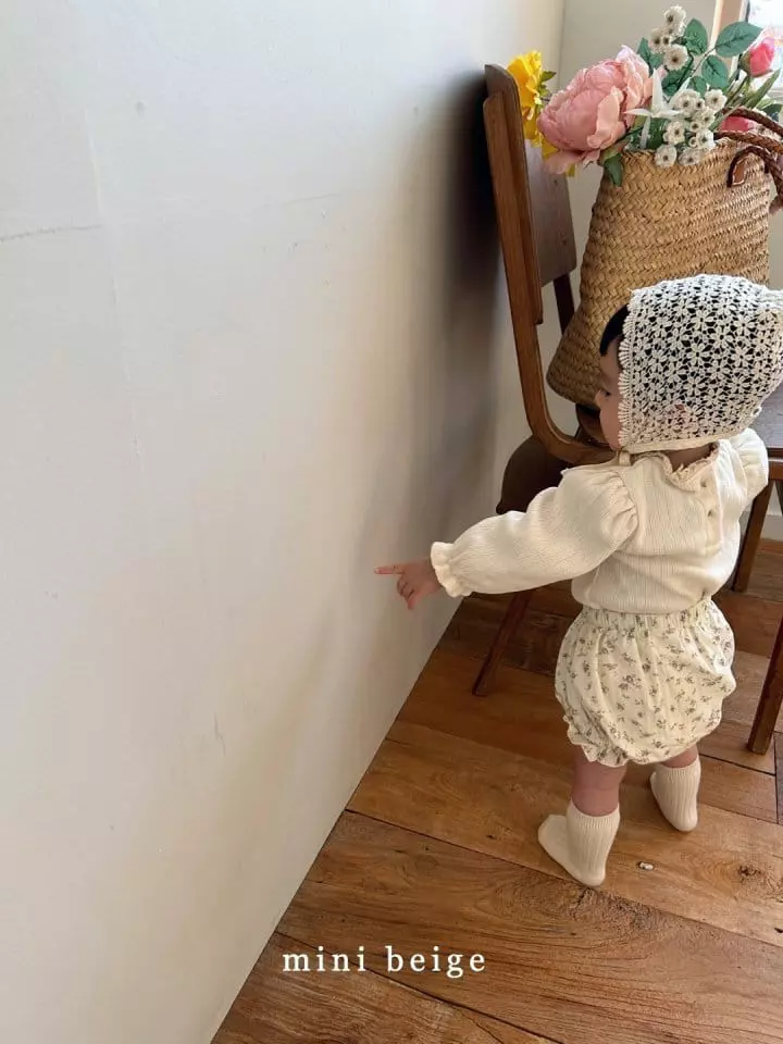 The Beige - Korean Baby Fashion - #babyoutfit - Frill Bloomer - 6