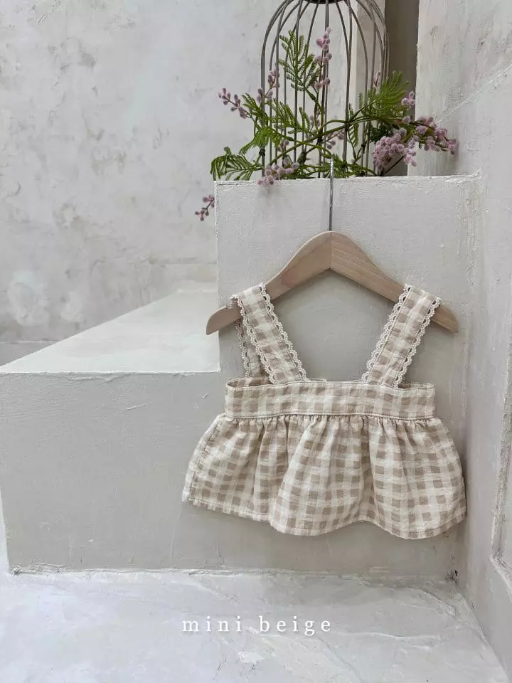 The Beige - Korean Baby Fashion - #babyoutfit - Bebe Apron - 3
