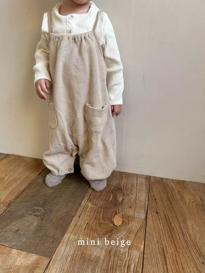 The Beige - Korean Baby Fashion - #babywear - Waffle Sleeveless Bodysuit - 11