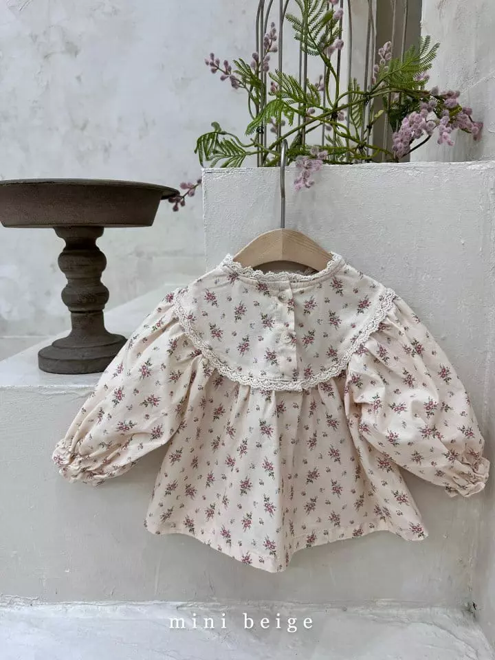 The Beige - Korean Baby Fashion - #onlinebabyboutique - Lace Blouse - 4