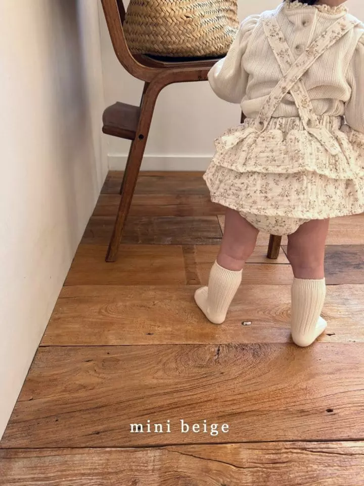 The Beige - Korean Baby Fashion - #smilingbaby - Cancan Dungarees Bloomer - 6