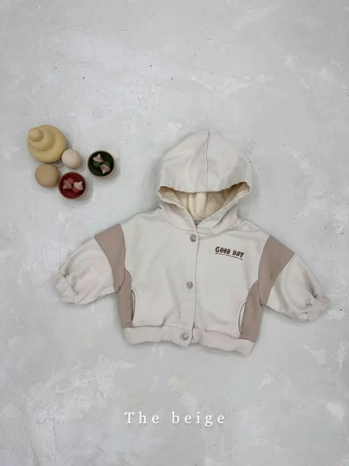 The Beige - Korean Children Fashion - #Kfashion4kids - Hoody Color Cardigan - 3