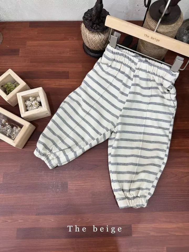 The Beige - Korean Children Fashion - #childofig - Stripes Pintuck Pants