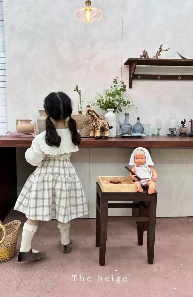 The Beige - Korean Children Fashion - #childofig - Check Cancan Skirt - 9