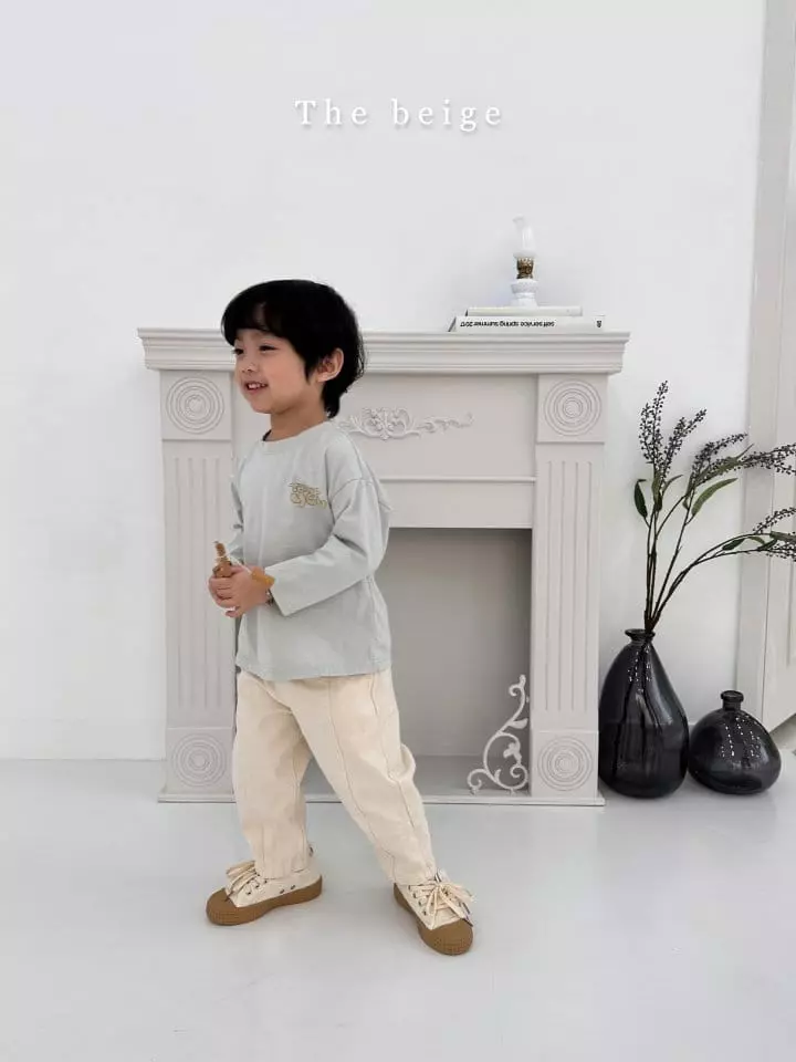 The Beige - Korean Children Fashion - #childofig - Thank You Paint Tee - 5