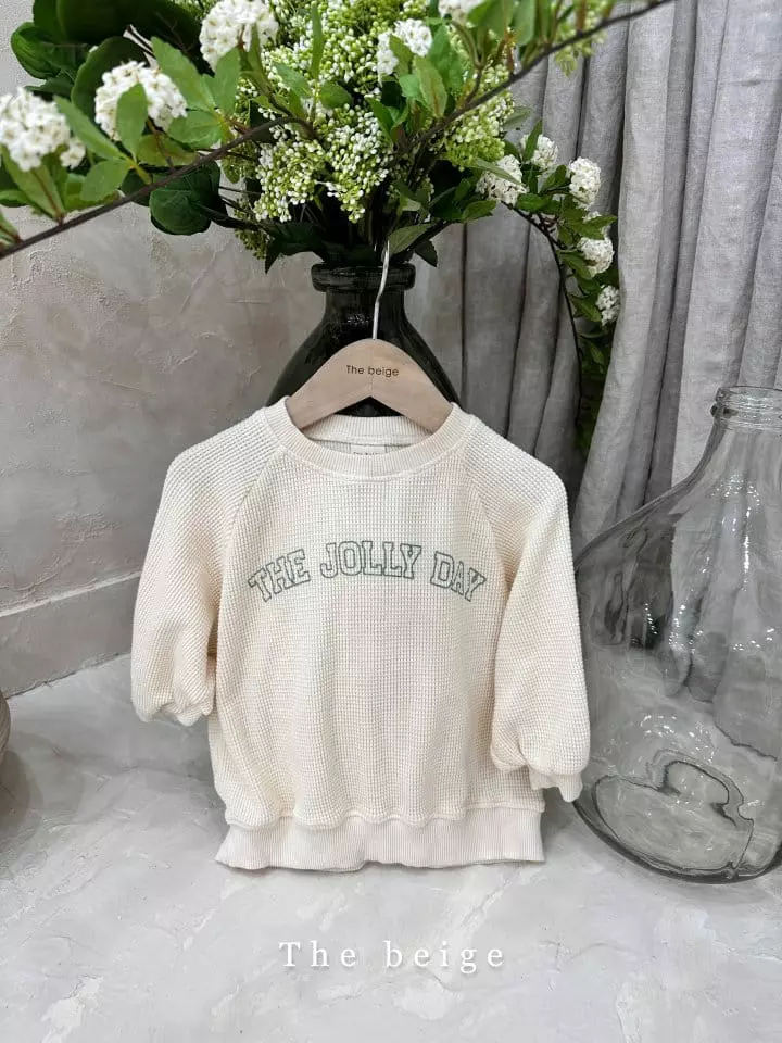 The Beige - Korean Children Fashion - #childofig - Waffle Sweatshirt - 2