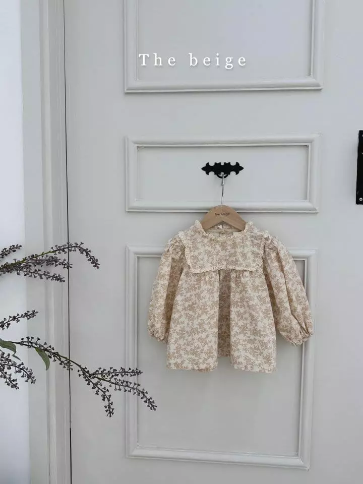 The Beige - Korean Children Fashion - #childofig - Square Lace Blouse