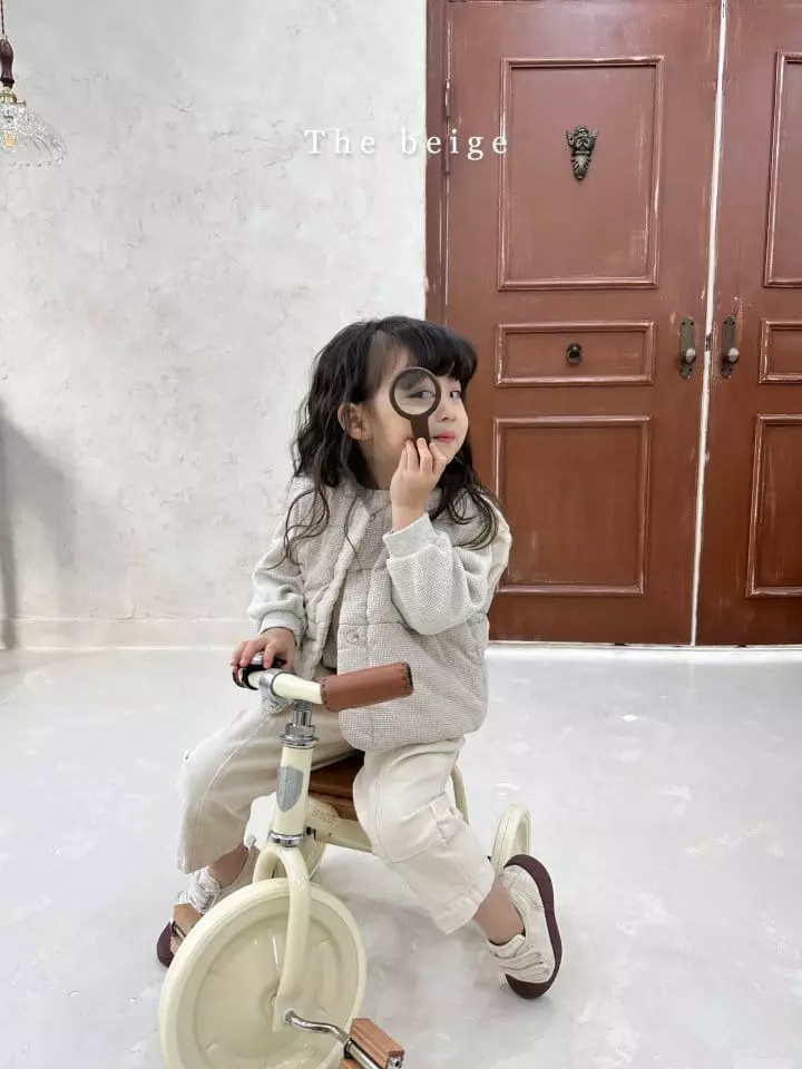 The Beige - Korean Children Fashion - #childofig - Check Vest - 12