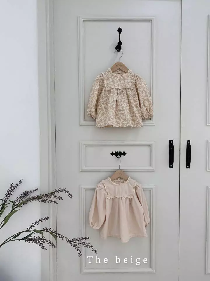 The Beige - Korean Children Fashion - #designkidswear - Square Lace Blouse - 3