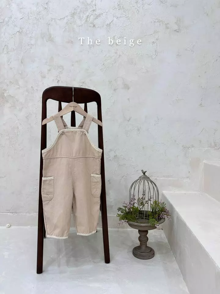 The Beige - Korean Children Fashion - #kidsshorts - Circle Dungarees Pants