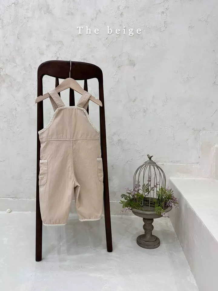 The Beige - Korean Children Fashion - #kidsstore - Circle Dungarees Pants - 2