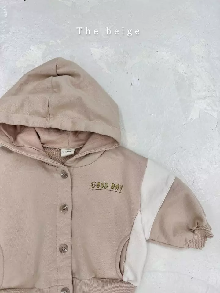 The Beige - Korean Children Fashion - #kidzfashiontrend - Hoody Color Cardigan - 2