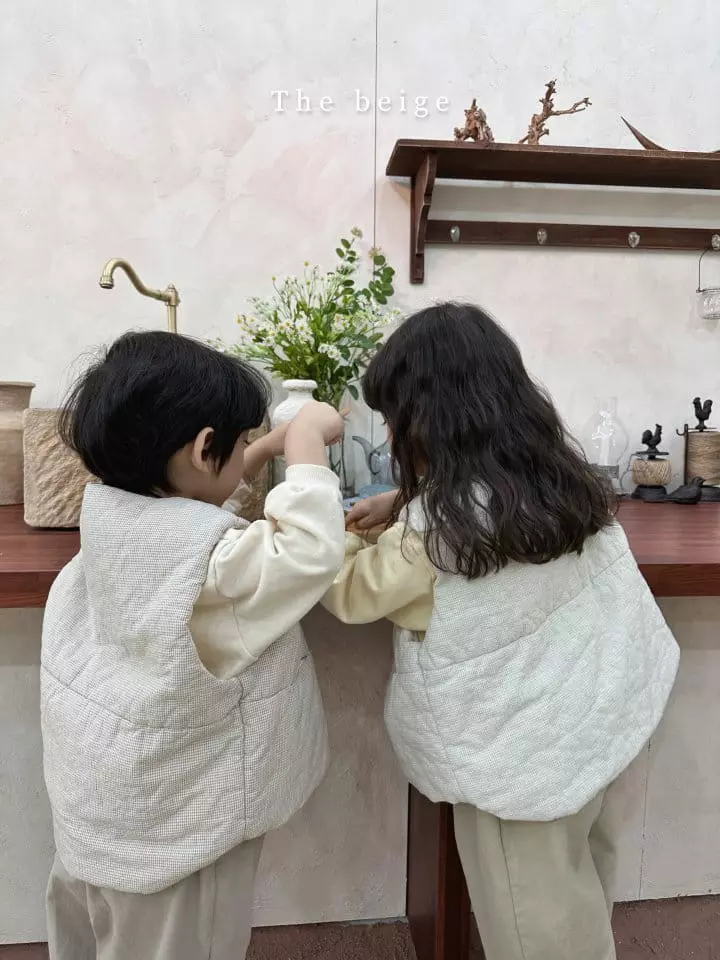 The Beige - Korean Children Fashion - #littlefashionista - Check Vest - 5