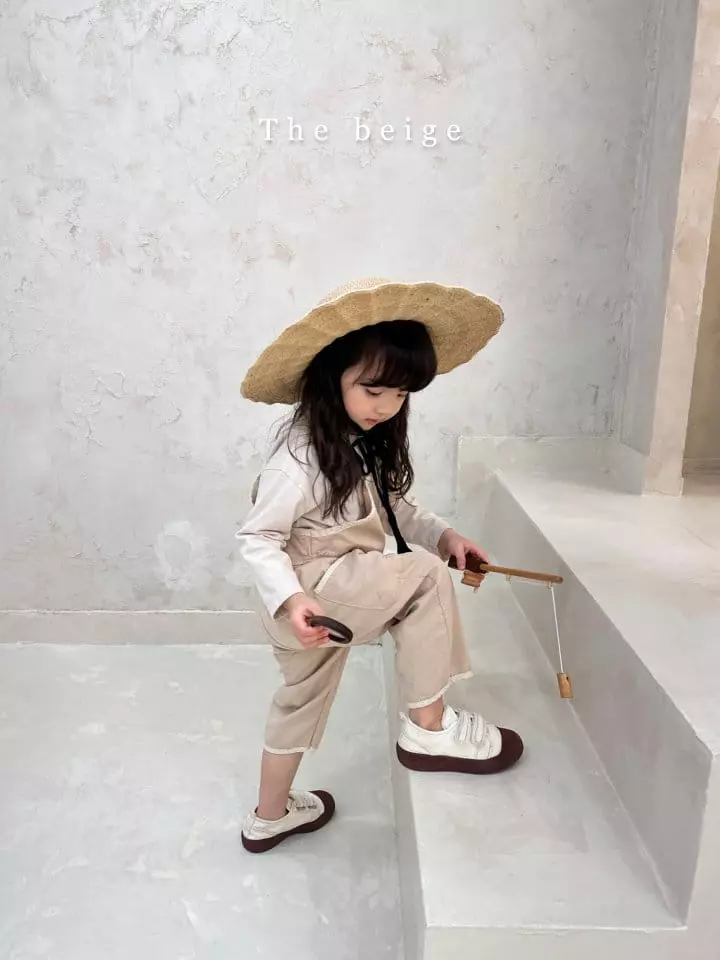 The Beige - Korean Children Fashion - #magicofchildhood - Circle Dungarees Pants - 6