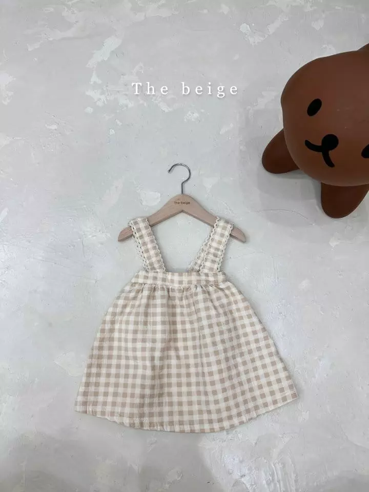 The Beige - Korean Children Fashion - #magicofchildhood - Lace Dungarees Skirt - 3