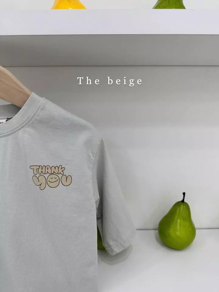 The Beige - Korean Children Fashion - #magicofchildhood - Thank You Paint Tee - 2