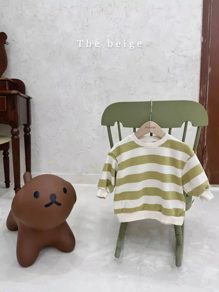 The Beige - Korean Children Fashion - #minifashionista - Stripes Sweatshirt