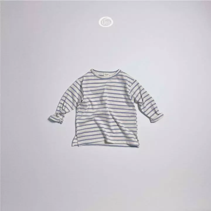 U Eo - Korean Children Fashion - #childofig - Slit Stripes Tee
