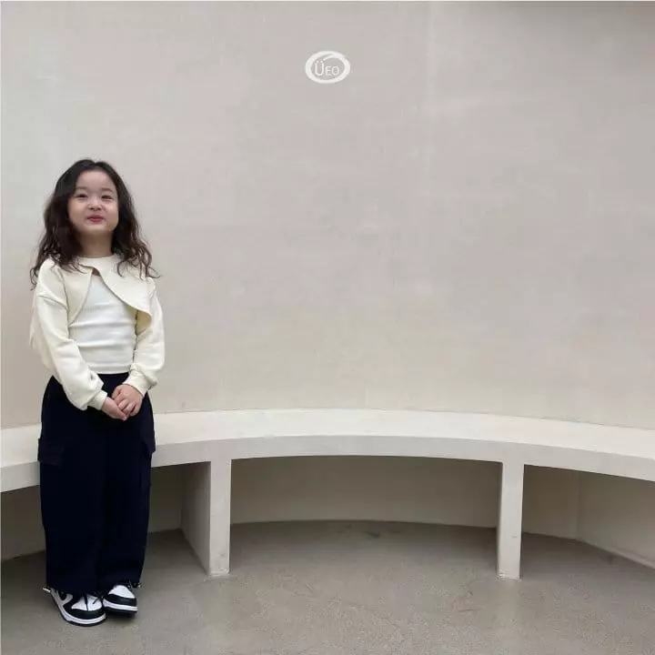 U Eo - Korean Children Fashion - #childofig - Crop Sleeveless Top Bottom Set - 11