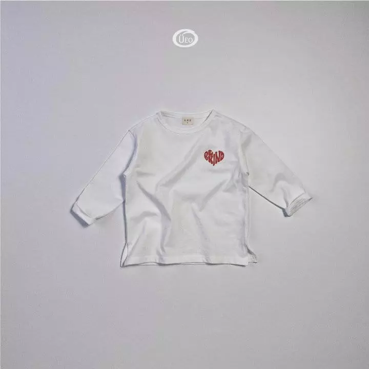 U Eo - Korean Children Fashion - #discoveringself - Heart Slit Tee - 3