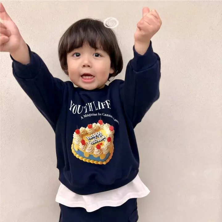U Eo - Korean Children Fashion - #kidsshorts - Cake Sweatshirt - 9