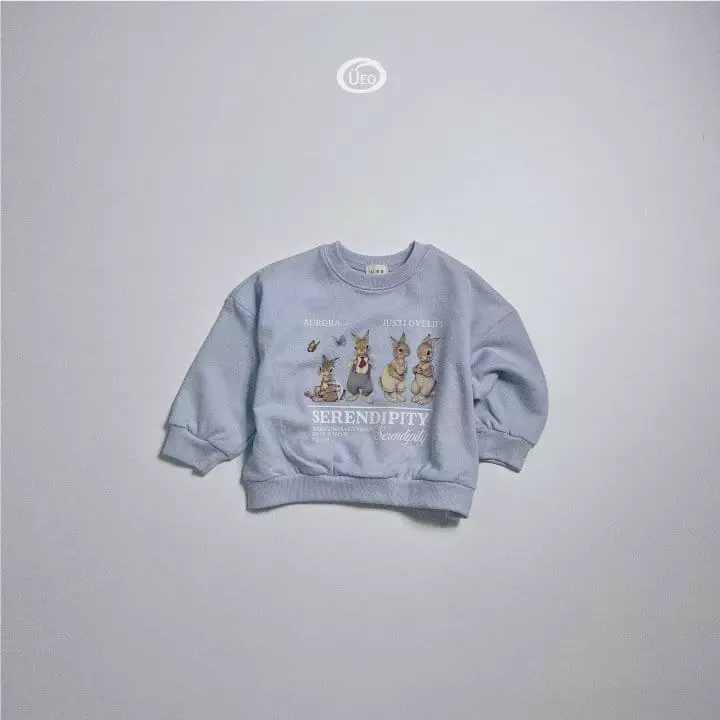 U Eo - Korean Children Fashion - #kidsshorts - Rabbit Sweatshirt - 3