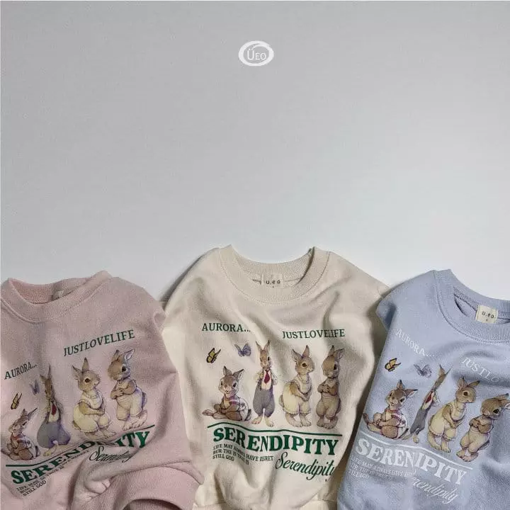 U Eo - Korean Children Fashion - #kidsshorts - Rabbit Sweatshirt - 4