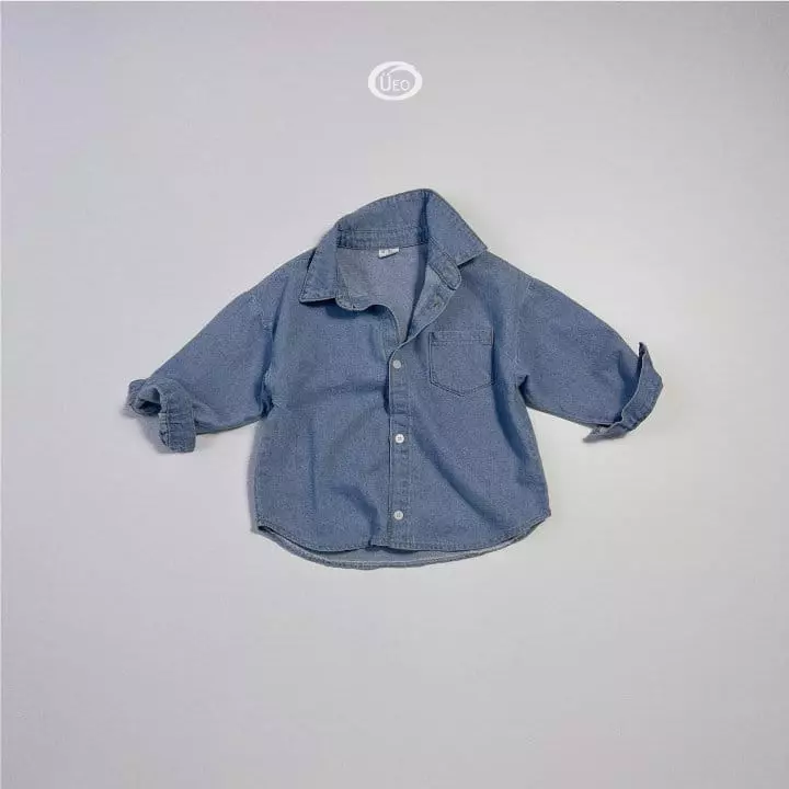 U Eo - Korean Children Fashion - #kidzfashiontrend - Dandy Denim Shirt - 3