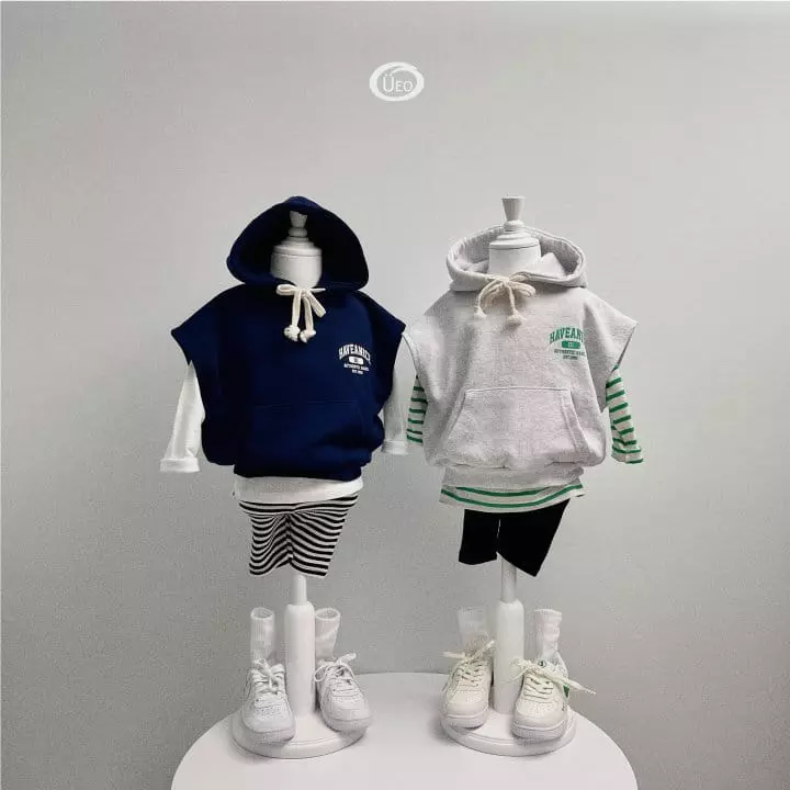 U Eo - Korean Children Fashion - #littlefashionista - Slit Stripes Tee - 10