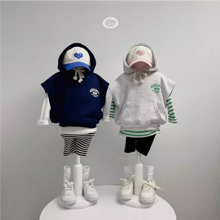 U Eo - Korean Children Fashion - #littlefashionista - Nice Hoody Vest - 6