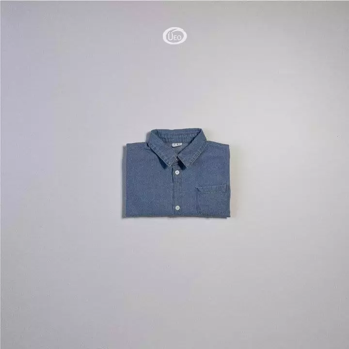 U Eo - Korean Children Fashion - #littlefashionista - Dandy Denim Shirt - 5