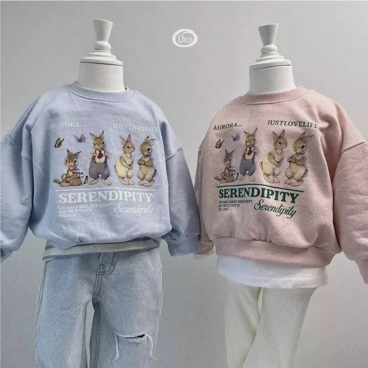 U Eo - Korean Children Fashion - #littlefashionista - Rabbit Sweatshirt - 7
