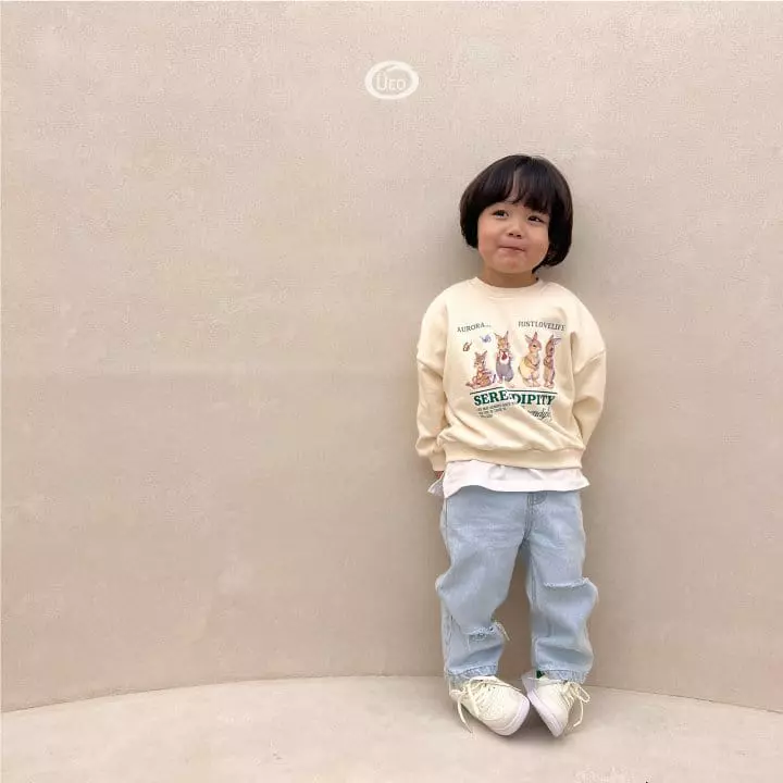U Eo - Korean Children Fashion - #prettylittlegirls - Rabbit Sweatshirt - 10