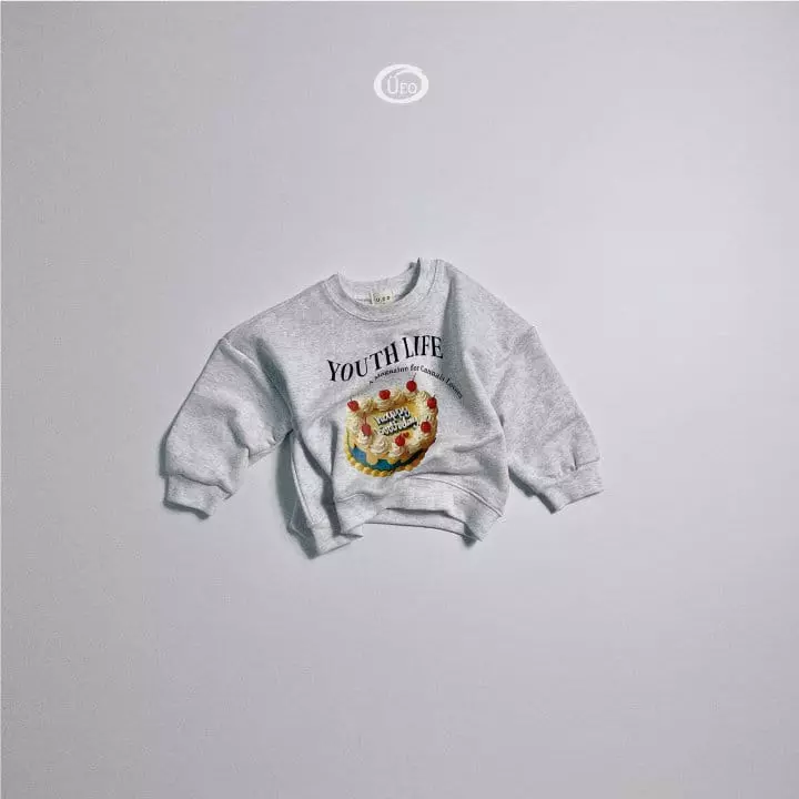 U Eo - Korean Children Fashion - #toddlerclothing - Cake Sweatshirt - 2