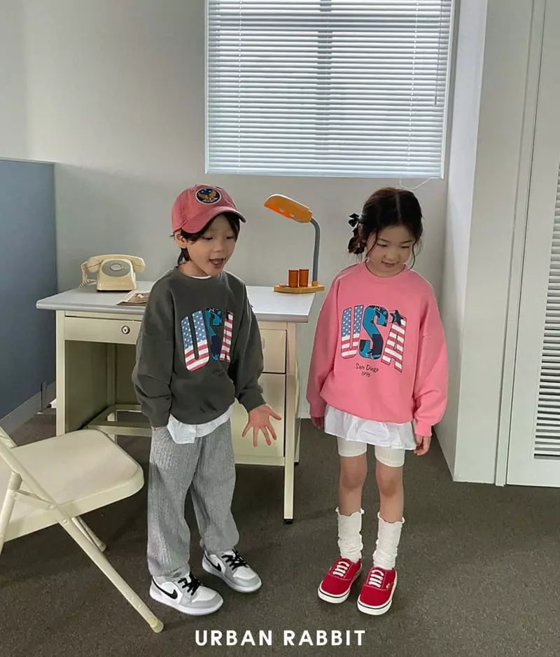 Urban Rabbit - Korean Children Fashion - #Kfashion4kids - USA Sweatshirt - 2