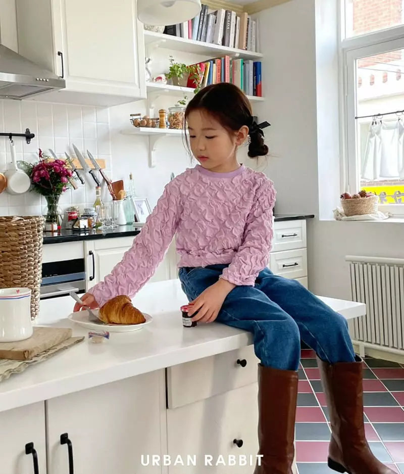 Urban Rabbit - Korean Children Fashion - #childofig - Crop Shirring Tee - 10