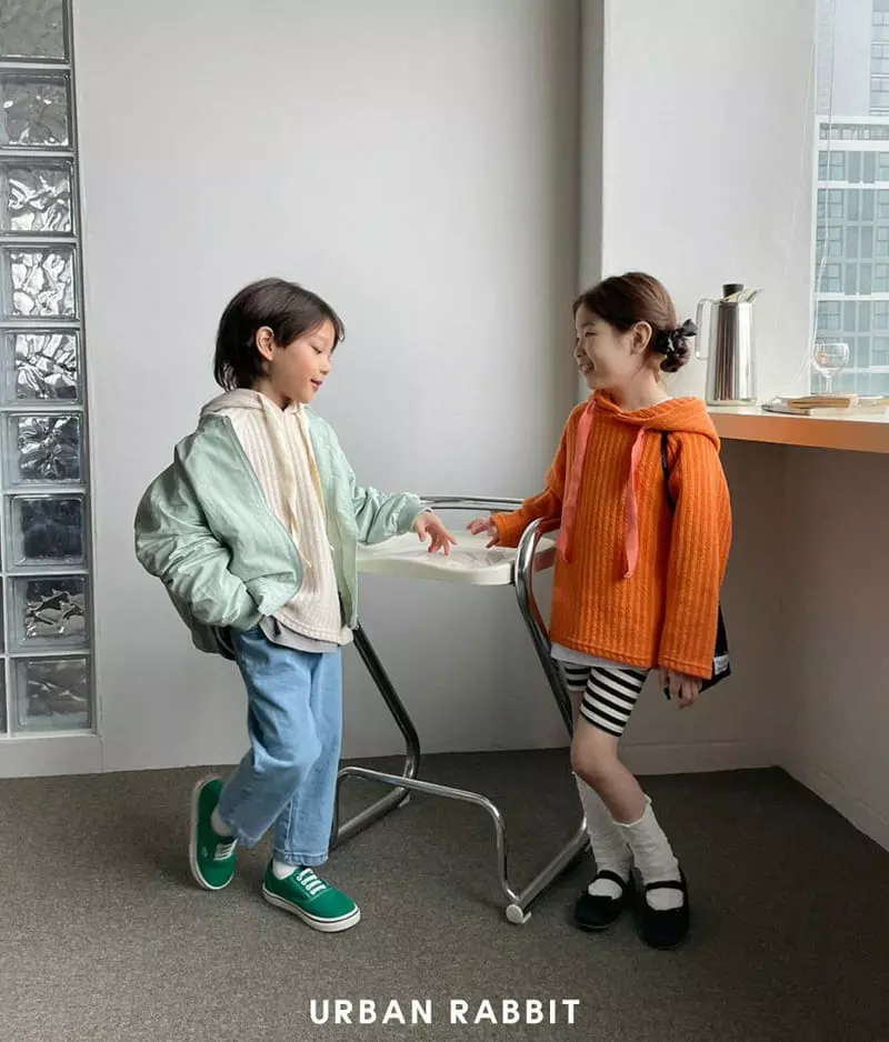 Urban Rabbit - Korean Children Fashion - #childrensboutique - Knit Regulan Hoody - 10