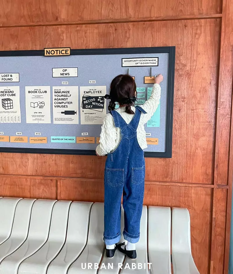 Urban Rabbit - Korean Children Fashion - #discoveringself - Denim Overalls - 12
