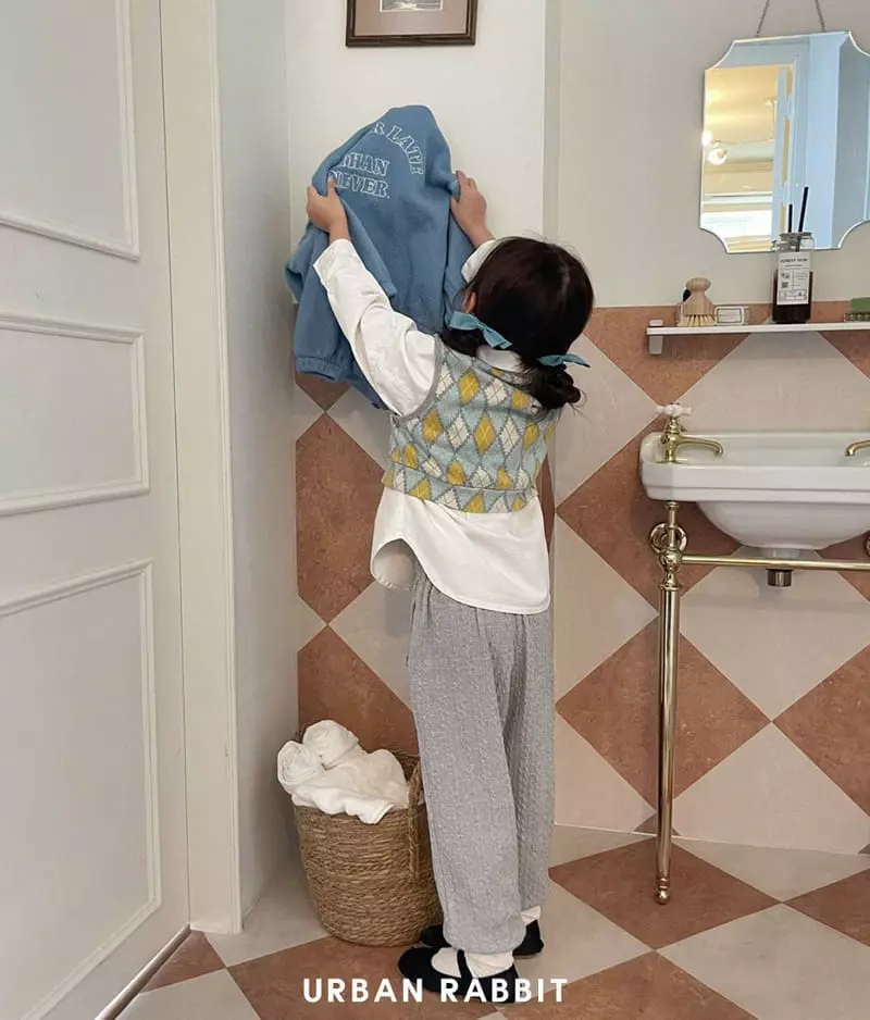 Urban Rabbit - Korean Children Fashion - #discoveringself - Arglye Vest - 3