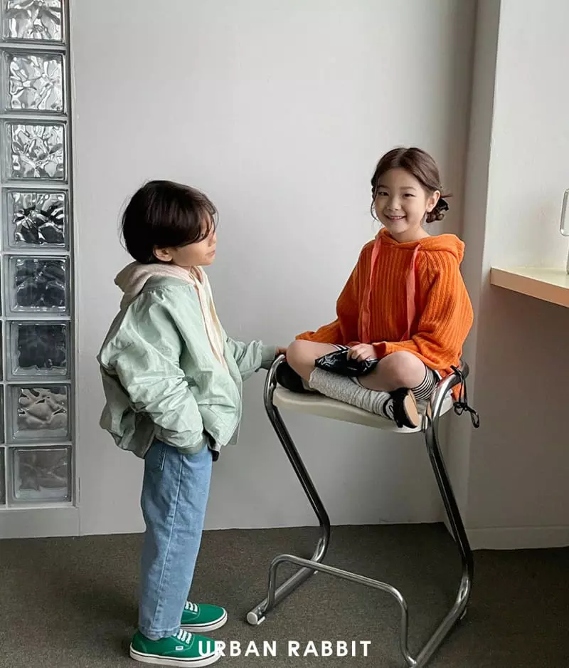 Urban Rabbit - Korean Children Fashion - #discoveringself - Knit Regulan Hoody - 12