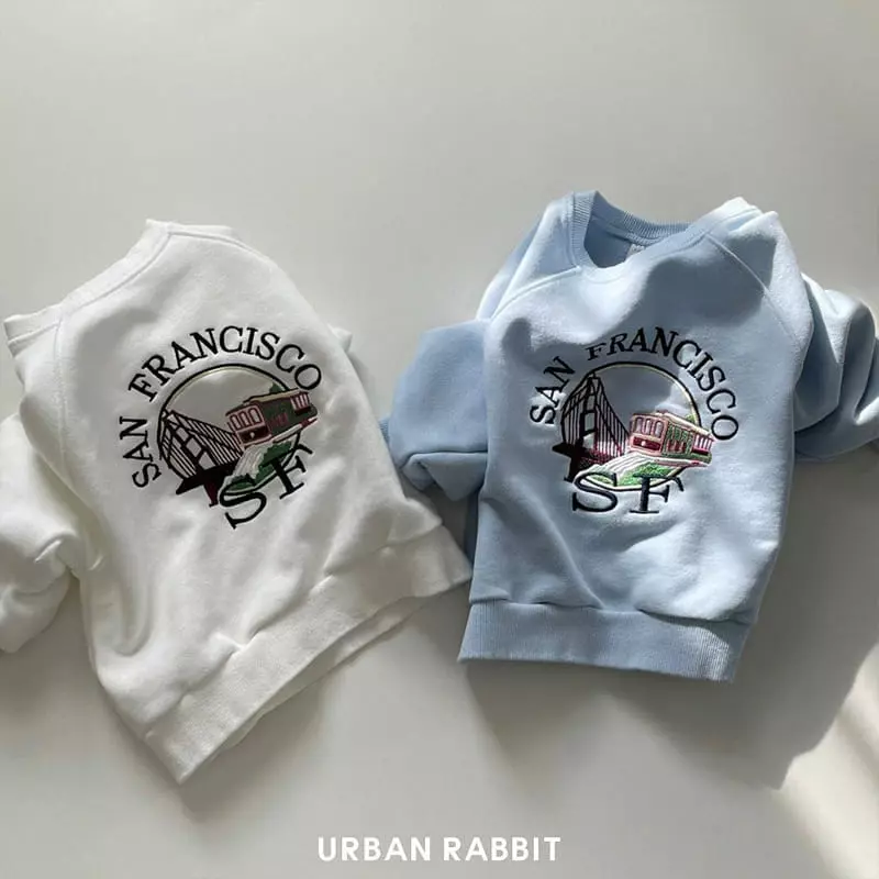 Urban Rabbit - Korean Children Fashion - #kidsshorts - Sanfran Embrodiery SWEatshirt - 12