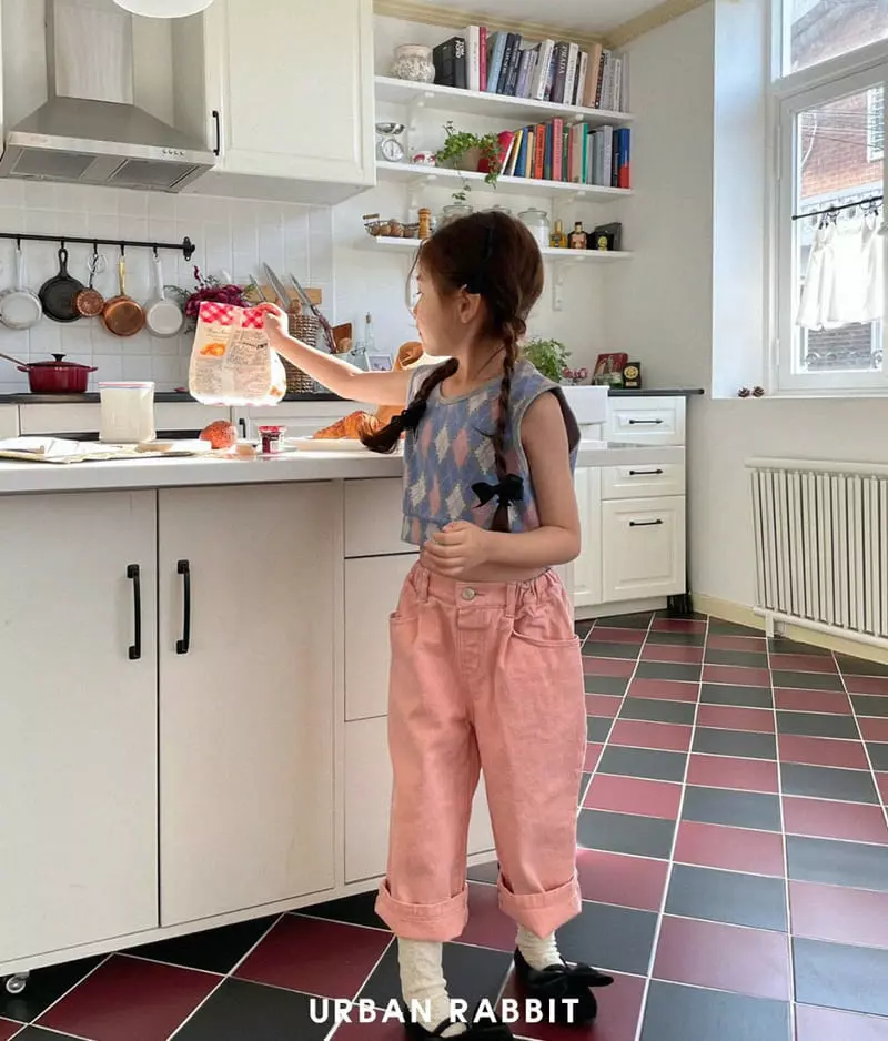 Urban Rabbit - Korean Children Fashion - #kidsshorts - Arglye Vest - 5