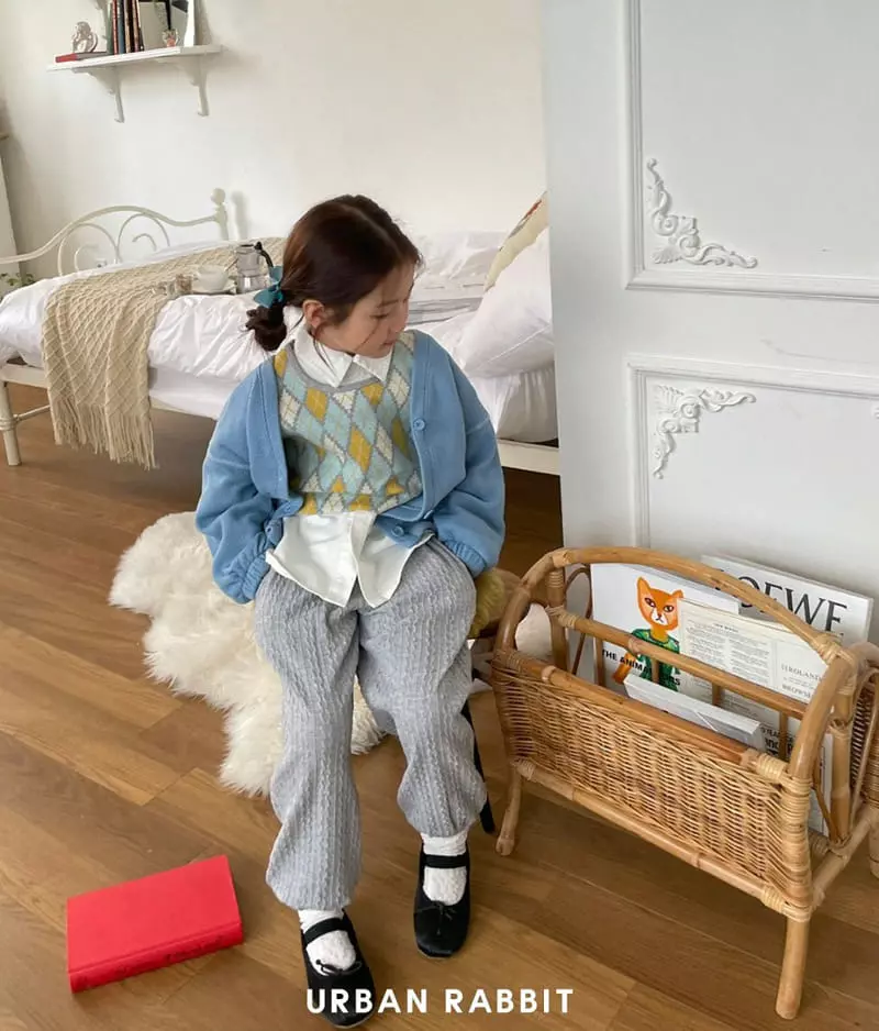 Urban Rabbit - Korean Children Fashion - #kidsstore - Waffle Cardigan - 12