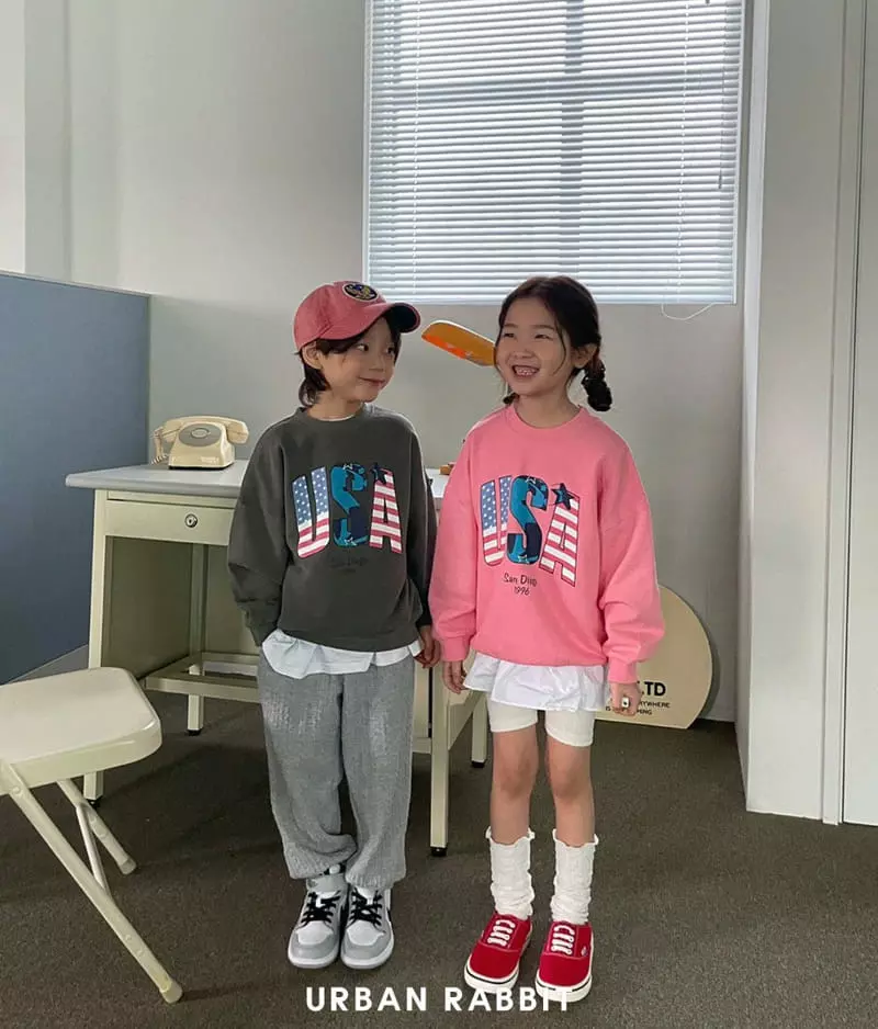 Urban Rabbit - Korean Children Fashion - #kidzfashiontrend - USA Sweatshirt