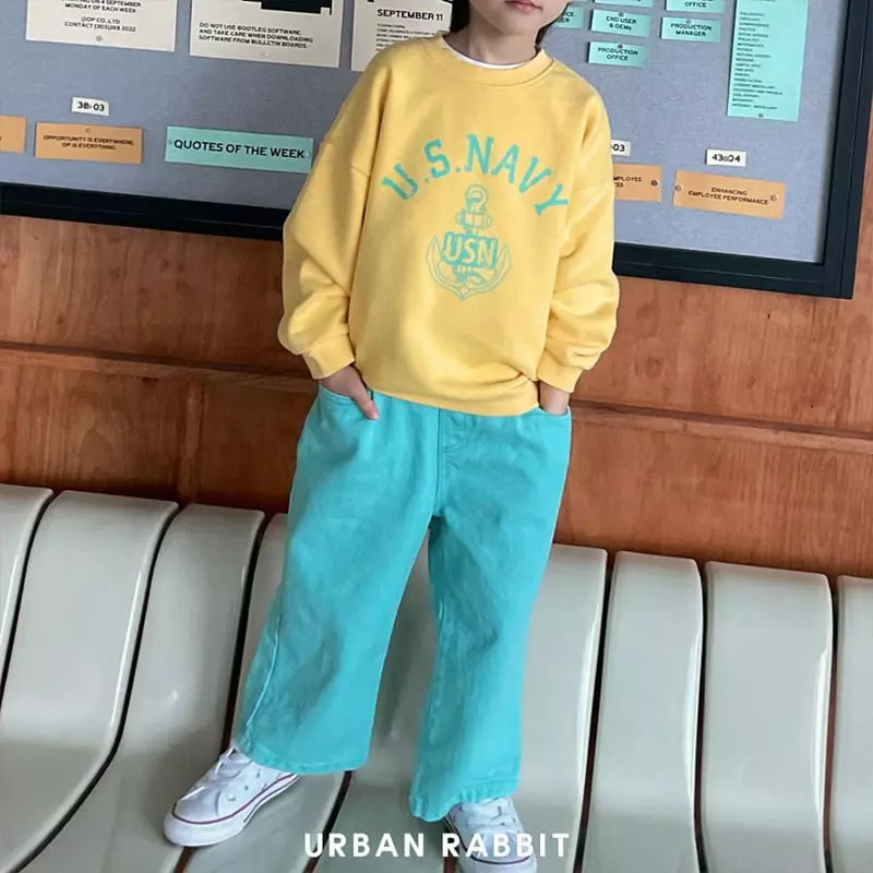 Urban Rabbit - Korean Children Fashion - #Kfashion4kids - Color Wide Pants - 4