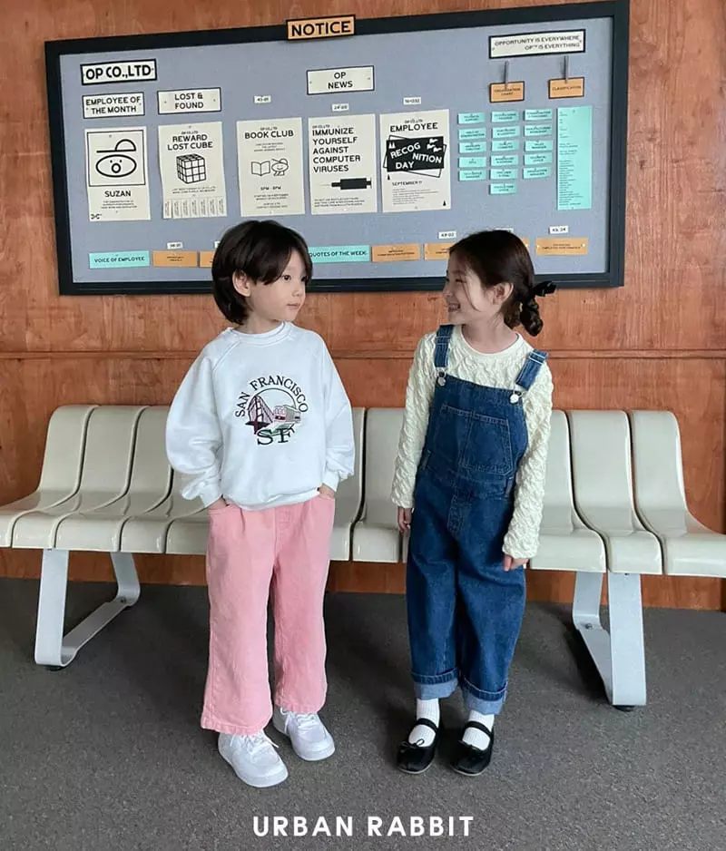 Urban Rabbit - Korean Children Fashion - #magicofchildhood - Sanfran Embrodiery SWEatshirt